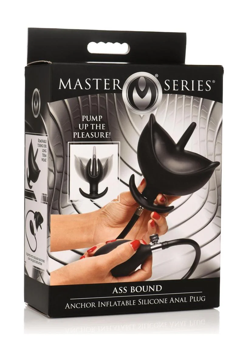 Master Series Ass Bound Anchor Inflatable Silicone Anal Plug - Image 2