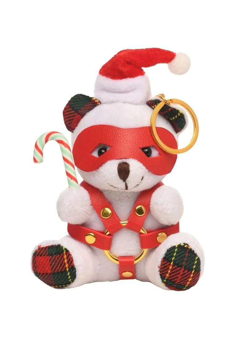 Master Series Holiday Bondage Bear Keychain - Image 5