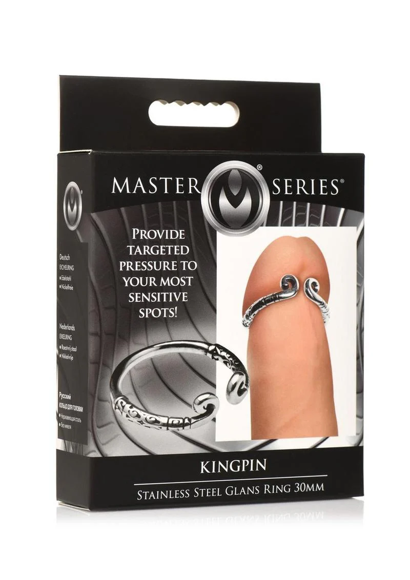 Master Series Kingpin Stainless Steel Glans Ring - Image 2