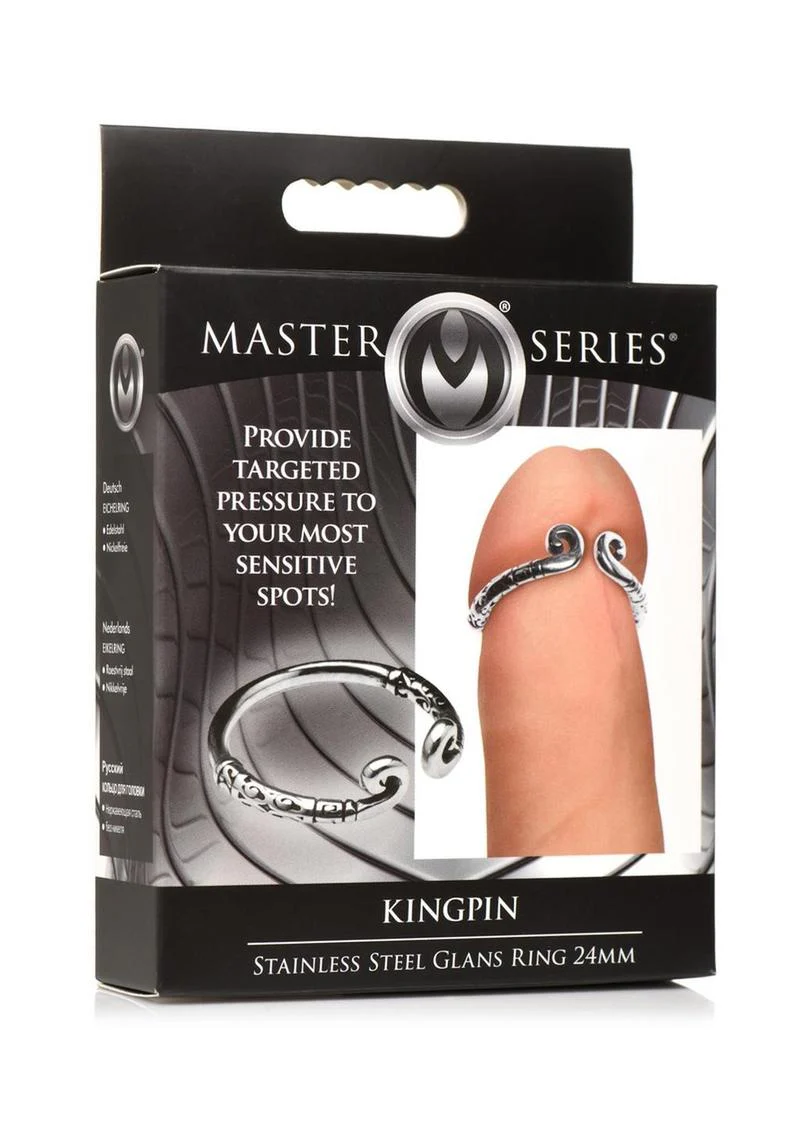 Master Series Kingpin Stainless Steel Glans Ring - Image 6