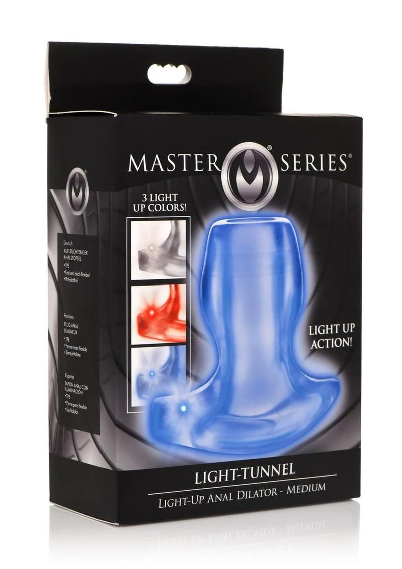 Master Series Light-Tunnel Light-Up Anal Dilator - Image 2