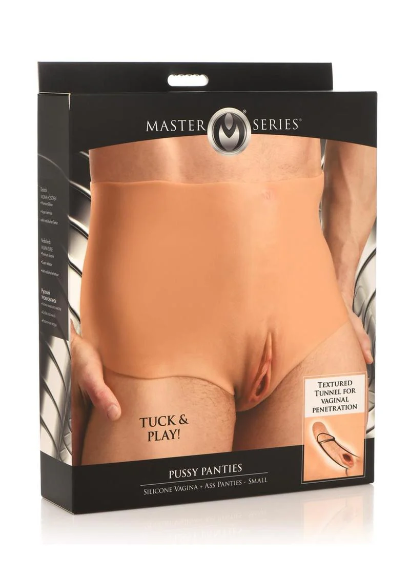 Master Series Pussy Panties Silicone Wearable Vagina/Ass Panties - Image 2