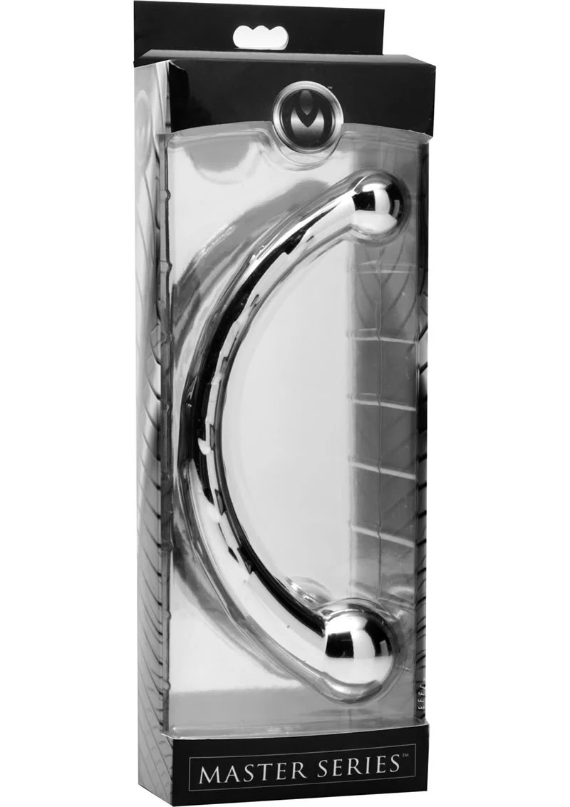Master Series The Curvy Steel Dual Ended Dildo - Image 2