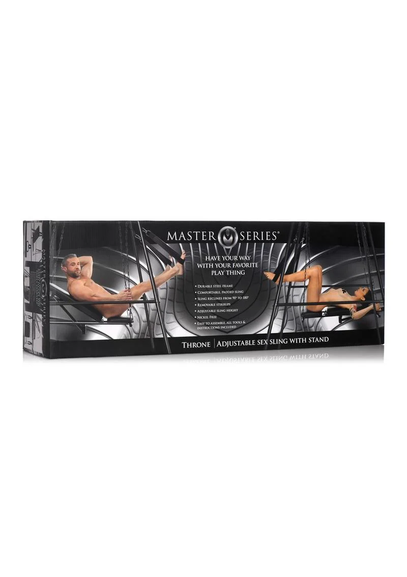Master Series Throne Adjustable Sex Sling with Stand - Image 2