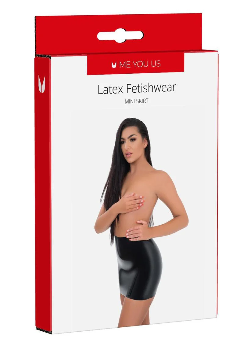 ME YOU US Latex Mini Skirt - Image 9