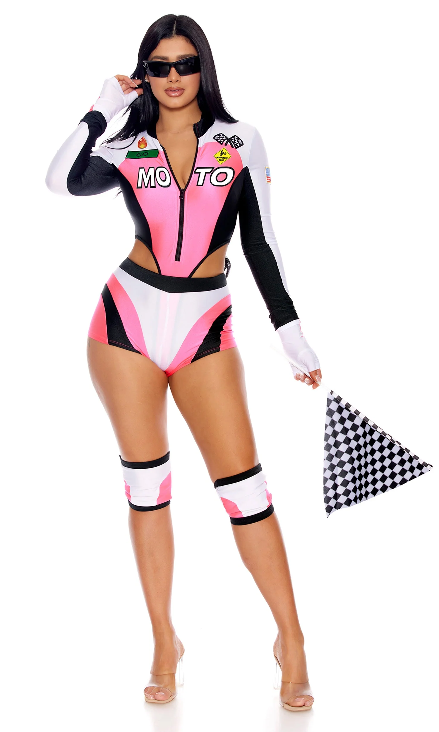Moto Mami Sexy Motocross Racer Costume - Image 4