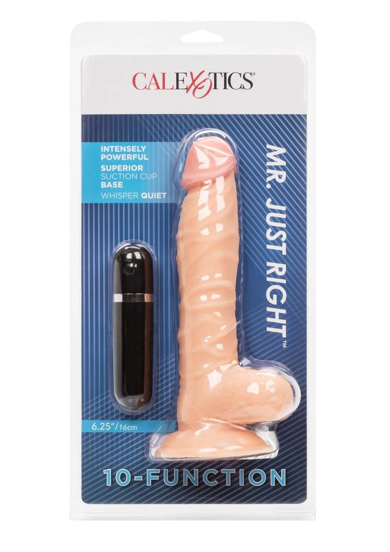 Mr Just Right Vibrating Dildo with Bullet - Image 10