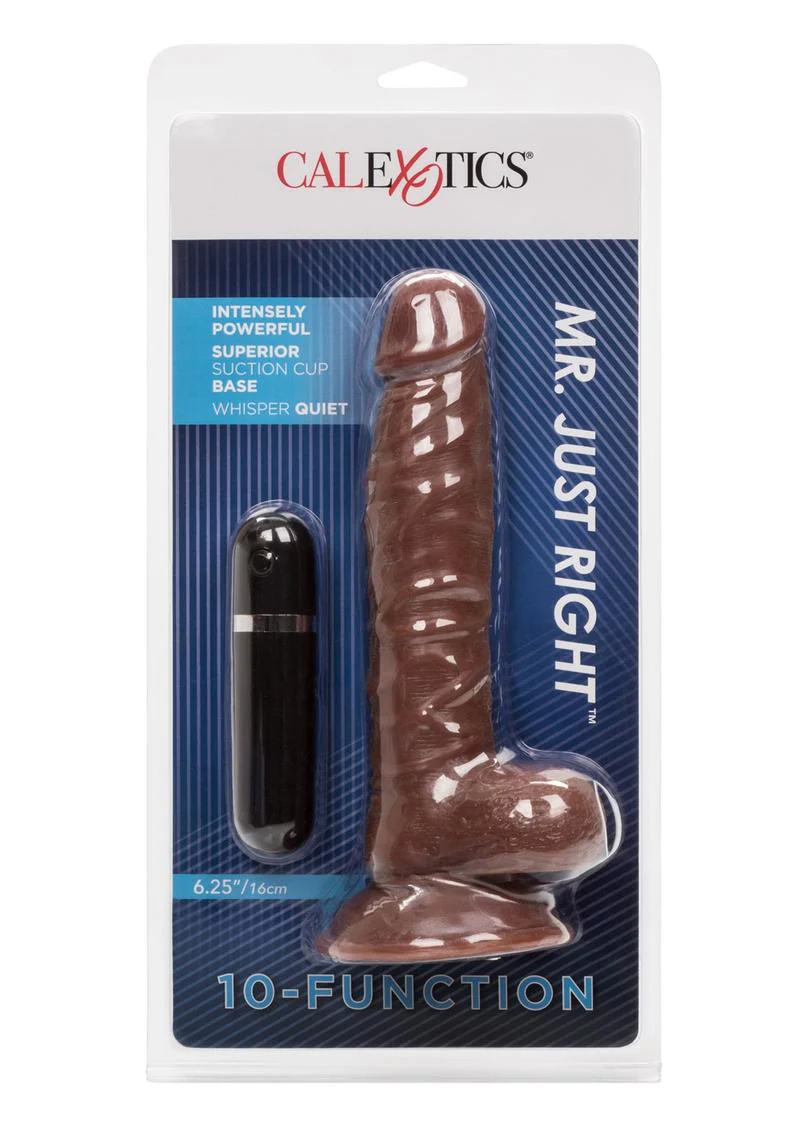 Mr Just Right Vibrating Dildo with Bullet - Image 6