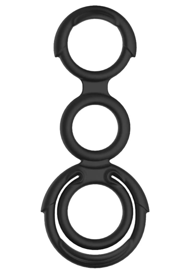 My Cockring Quattro Silicone Cock and Scrotum Rings