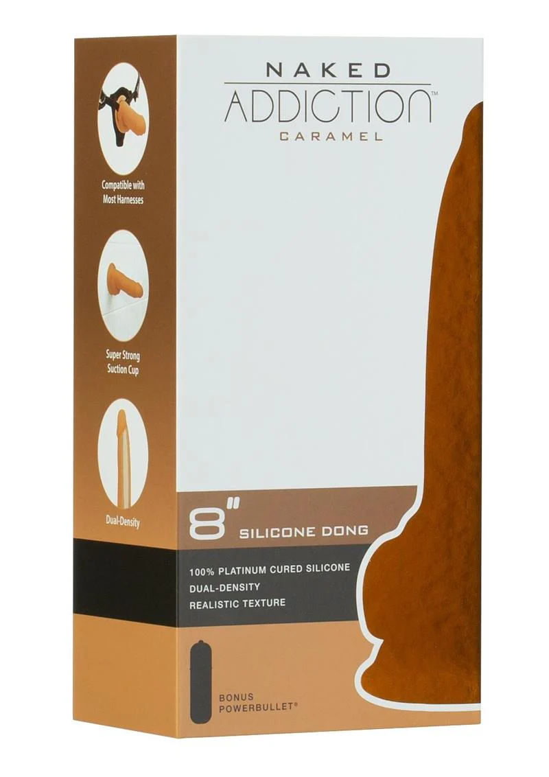 Naked Addiction Silicone Dual Density Dildo with Bonus Powerbullet - Image 2