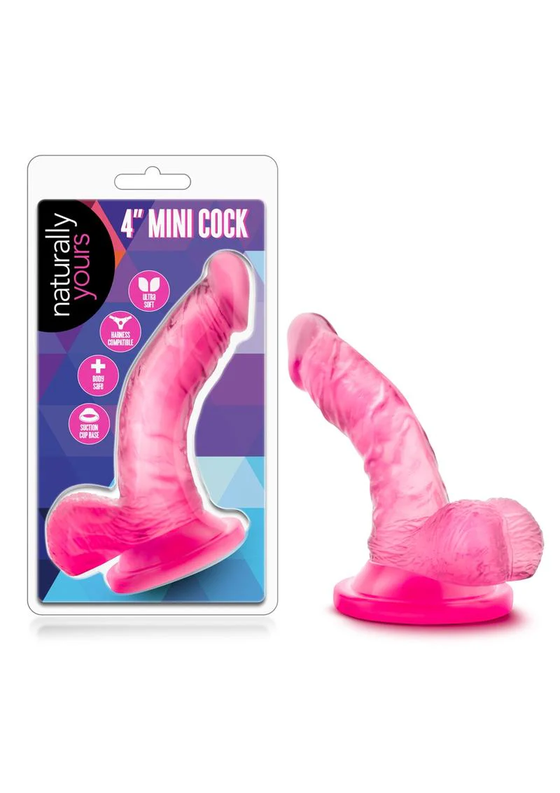 Naturally Yours Mini Dildo with Balls - Image 2