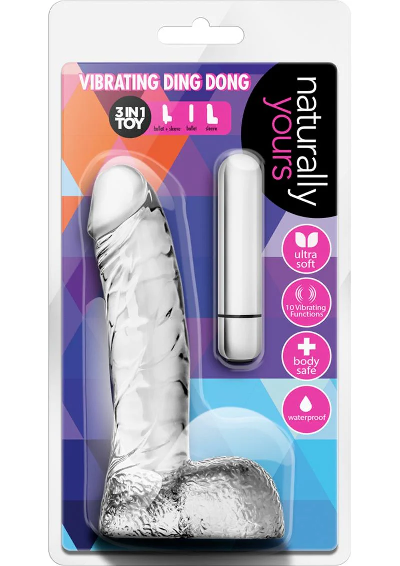 Naturally Yours Vibrating Ding Dong Dildo - Image 2