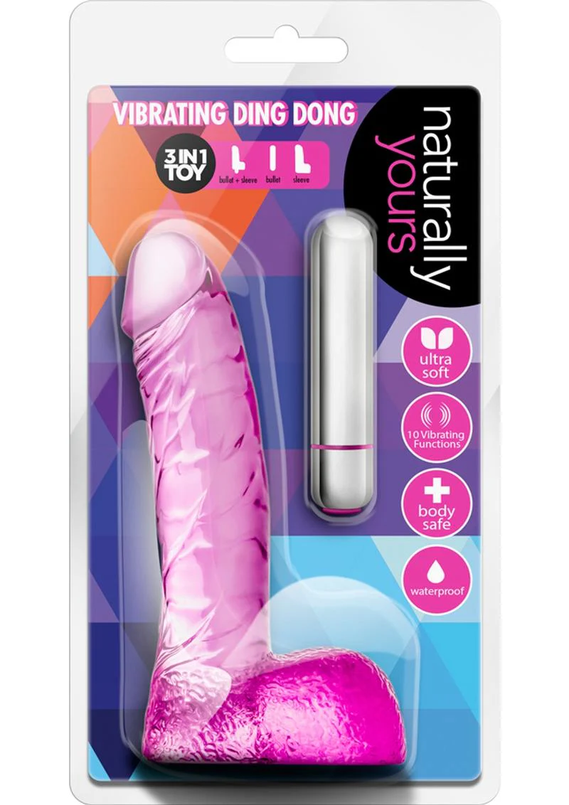 Naturally Yours Vibrating Ding Dong Dildo - Image 6