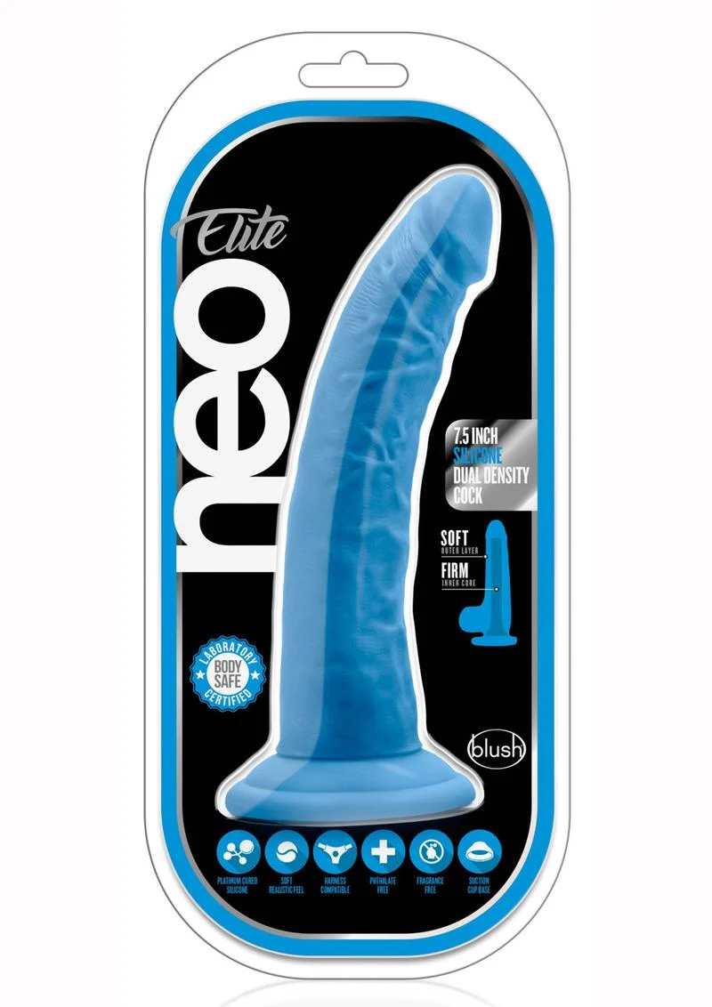 Neo Elite Silicone Dual Density Cock - Image 2