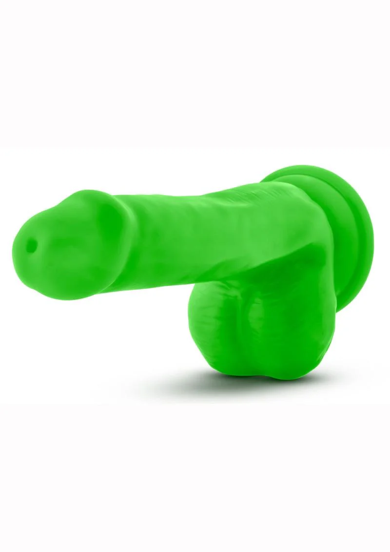 Neo Elite Silicone Dual Density Dildo with Balls - Image 11