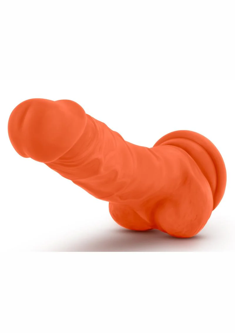 Neo Elite Silicone Dual Density Dildo with Balls - Image 19