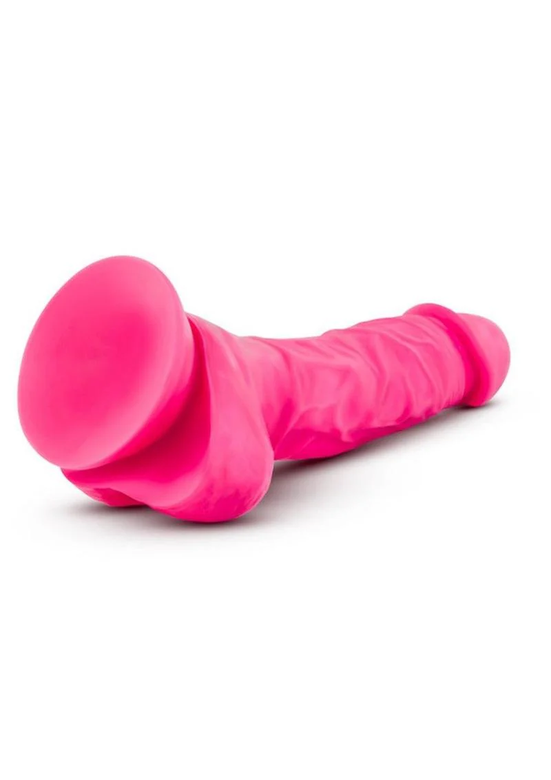 Neo Elite Silicone Dual Density Dildo with Balls - Image 25