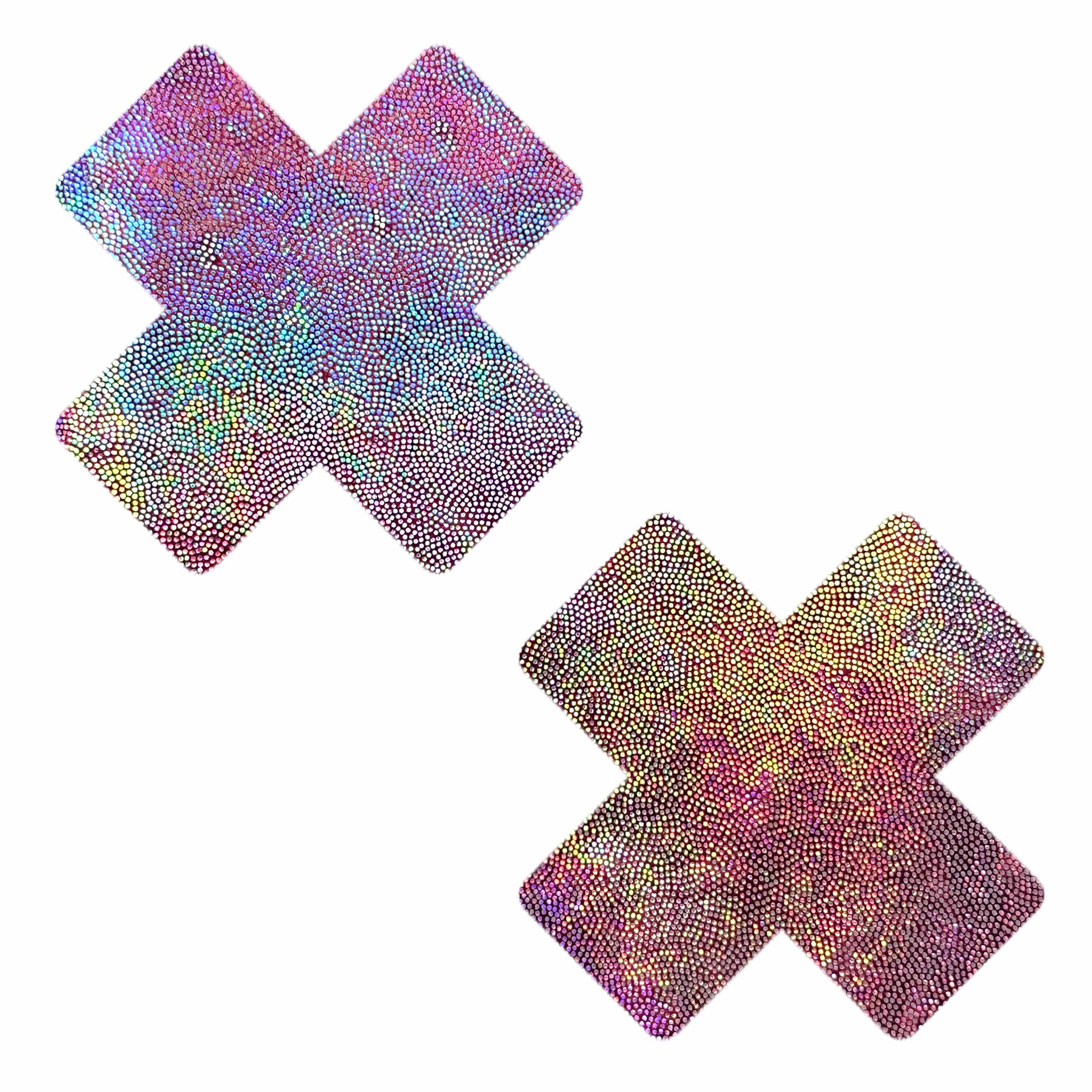 Neva Nude - Perfect Pino Holographic X Factor Nipple Cover Pasties