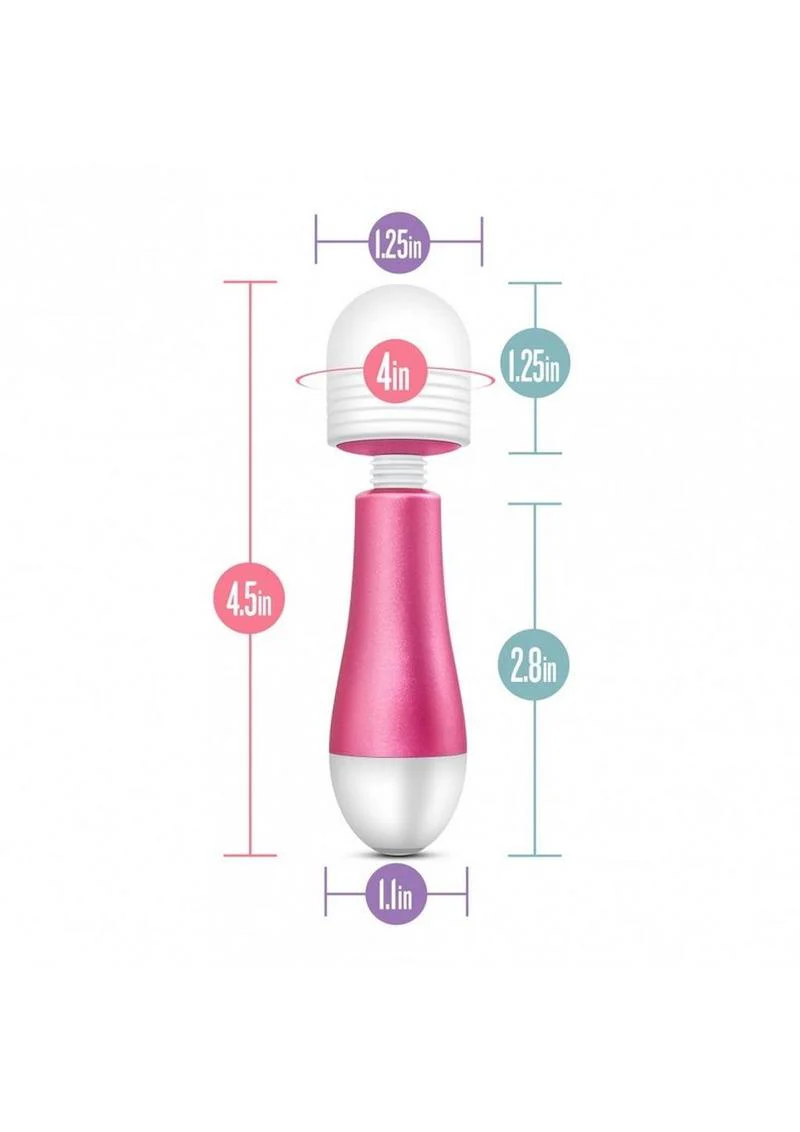 Noje Jules - Rose Rechargeable Silicone Wand Massager - Image 3