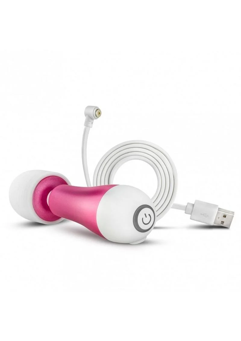Noje Jules - Rose Rechargeable Silicone Wand Massager - Image 4