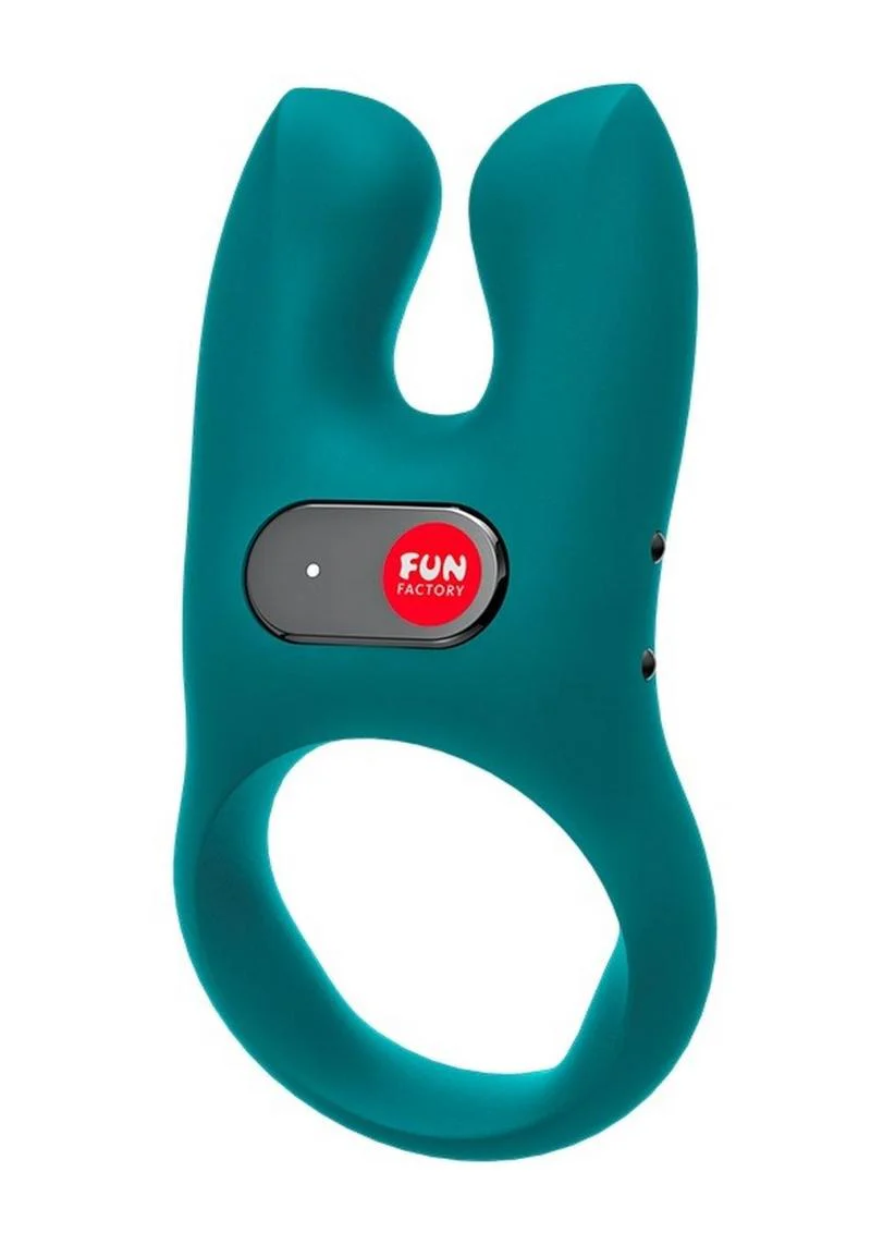 Nos Silicone Vibrating Couples Cock Ring - Deep Sea - Image 2