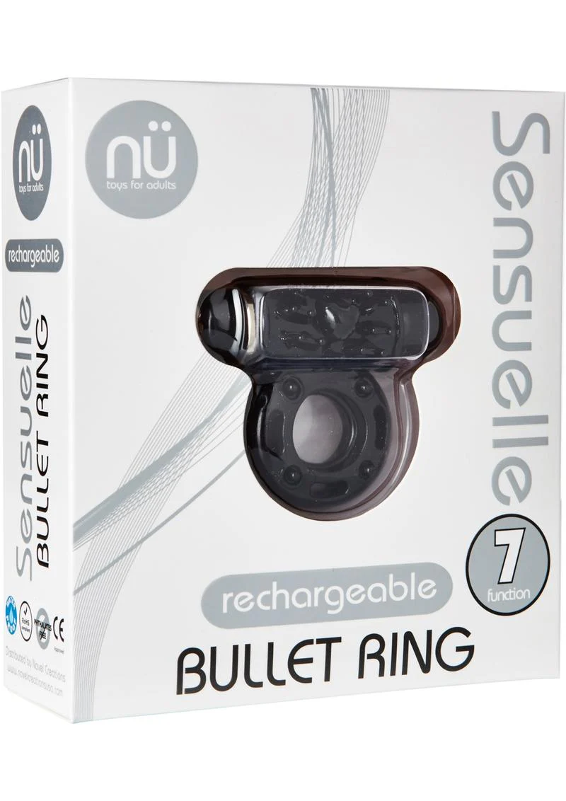 Nu Sensuelle Bullet Ring Rechargeable Vibrating Cock Ring - Image 2