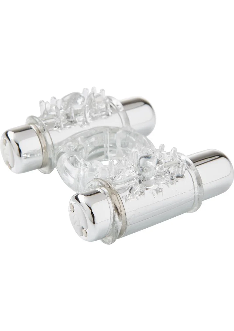 Nu Sensuelle Double Action Bullet Ring Rechargeable Vibrating Cock Ring - Image 3