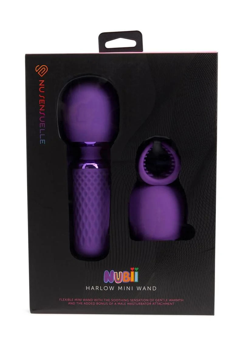 Nu Sensuelle Harlow Nubii Rechargeable Silicone Mini Heating Wand with Attachment - Image 2