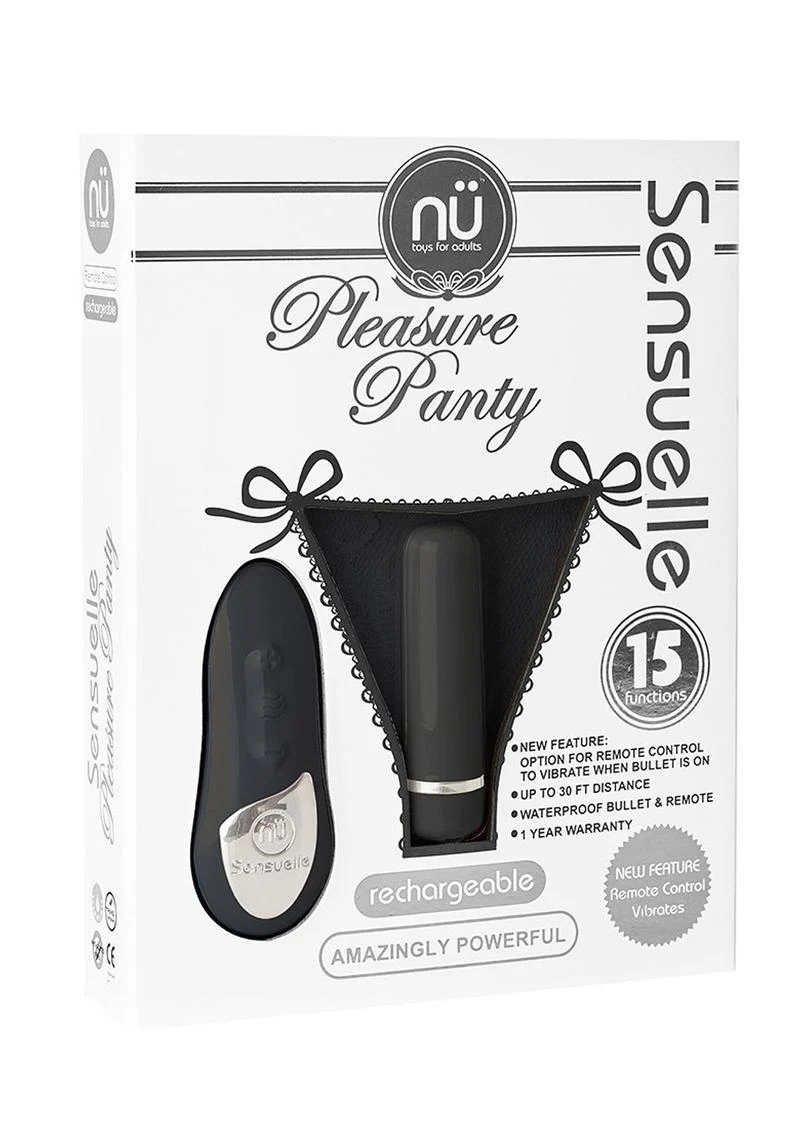 Nu Sensuelle Pleasure Panty Rechargeable Silicone Remote and Bullet Panty Vibe - Image 2