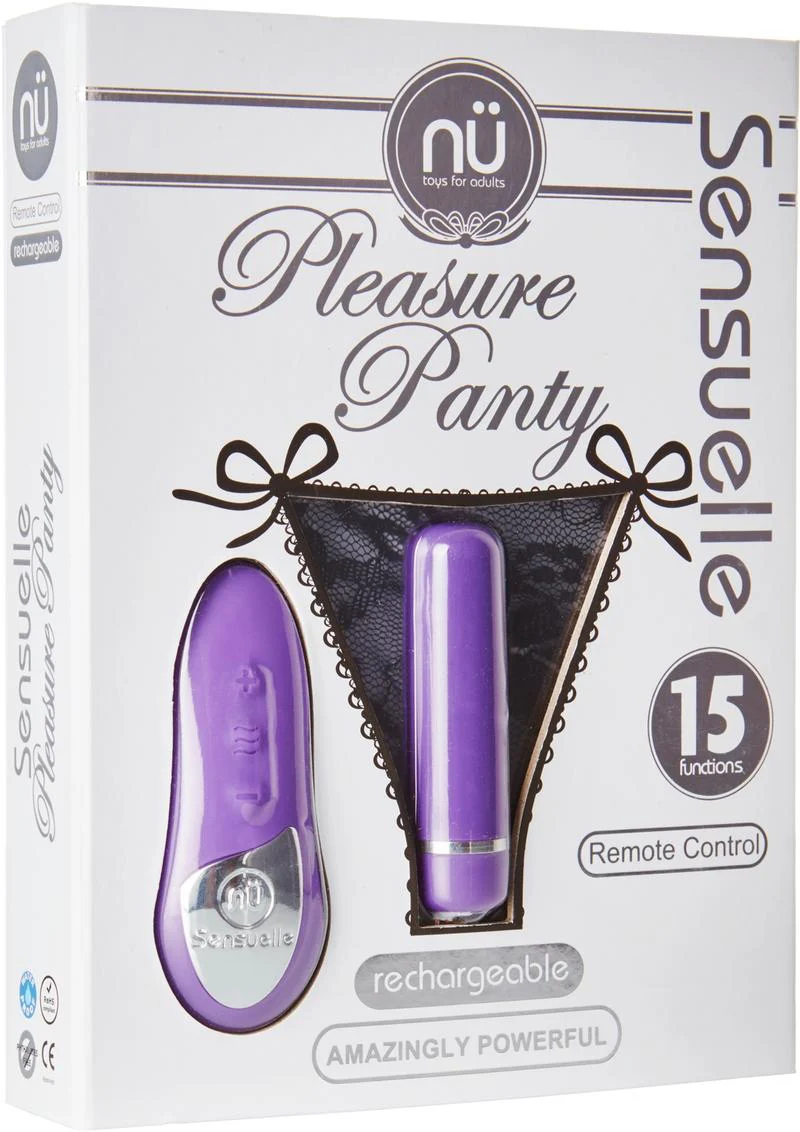 Nu Sensuelle Pleasure Panty Vibe Rechargeable Silicone Remote and Bullet - Image 4