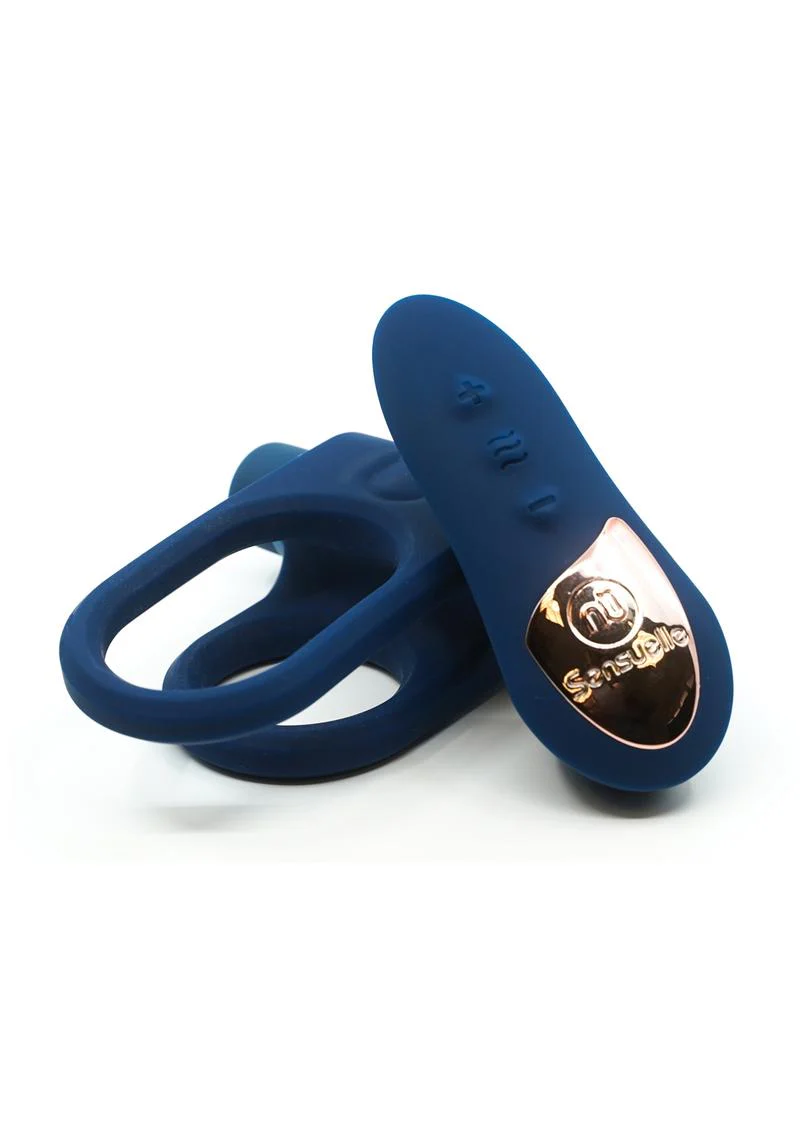 Nu Sensuelle Silicone Bullet Ring Xlr8 Rechargeable Vibrating Cock Ring with Remote Control - Image 3