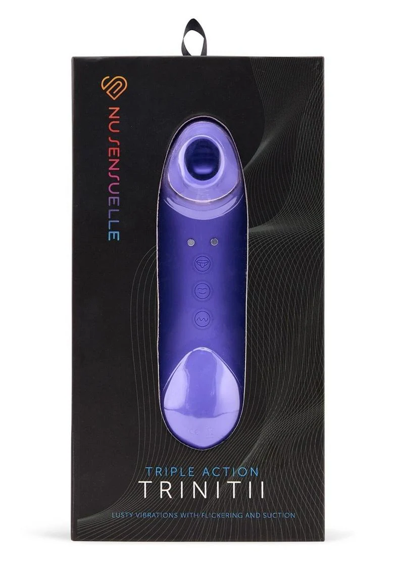 Nu Sensuelle Trinitii Triple Action Rechargeable Silicone Vibrator - Image 6