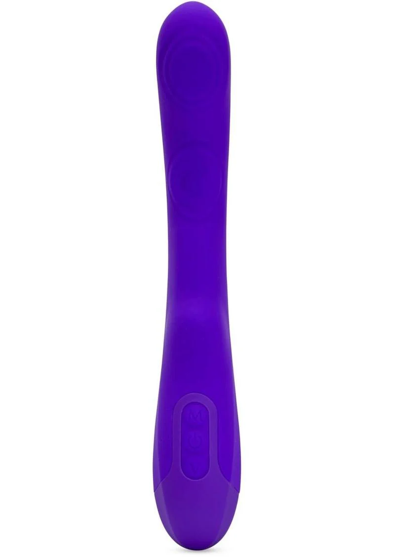 Nu Sensuelle Vivi Rechargeable Silicone Double Tapping Vibe with Clitoral Stimulation - Image 5
