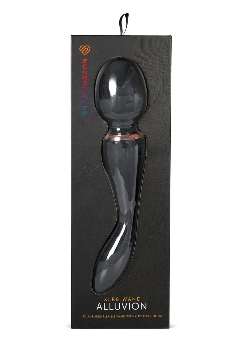 Nu Sensuelle Xlr8 Alluvion Silicone Rechargeable Wand Massager - Image 2