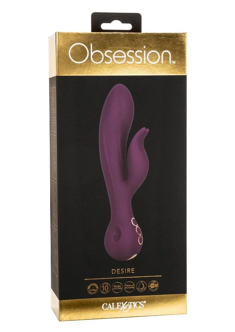 Obsession Desire Rechargeable Silicone Rabbit Vibrator - Image 2