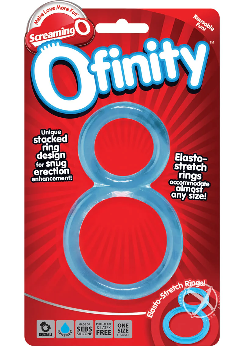 Ofinity Super Stretchy Double Silicone Cock Ring Waterproof - Image 2