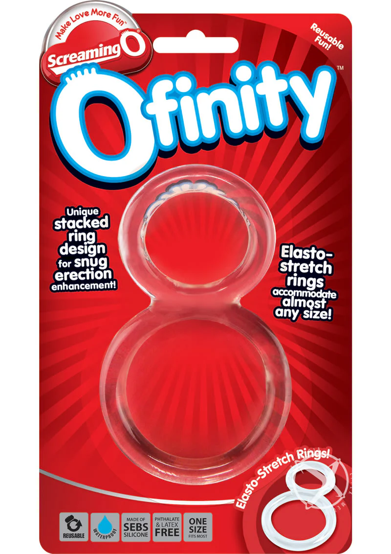 Ofinity Super Stretchy Double Silicone Cock Ring Waterproof - Image 6