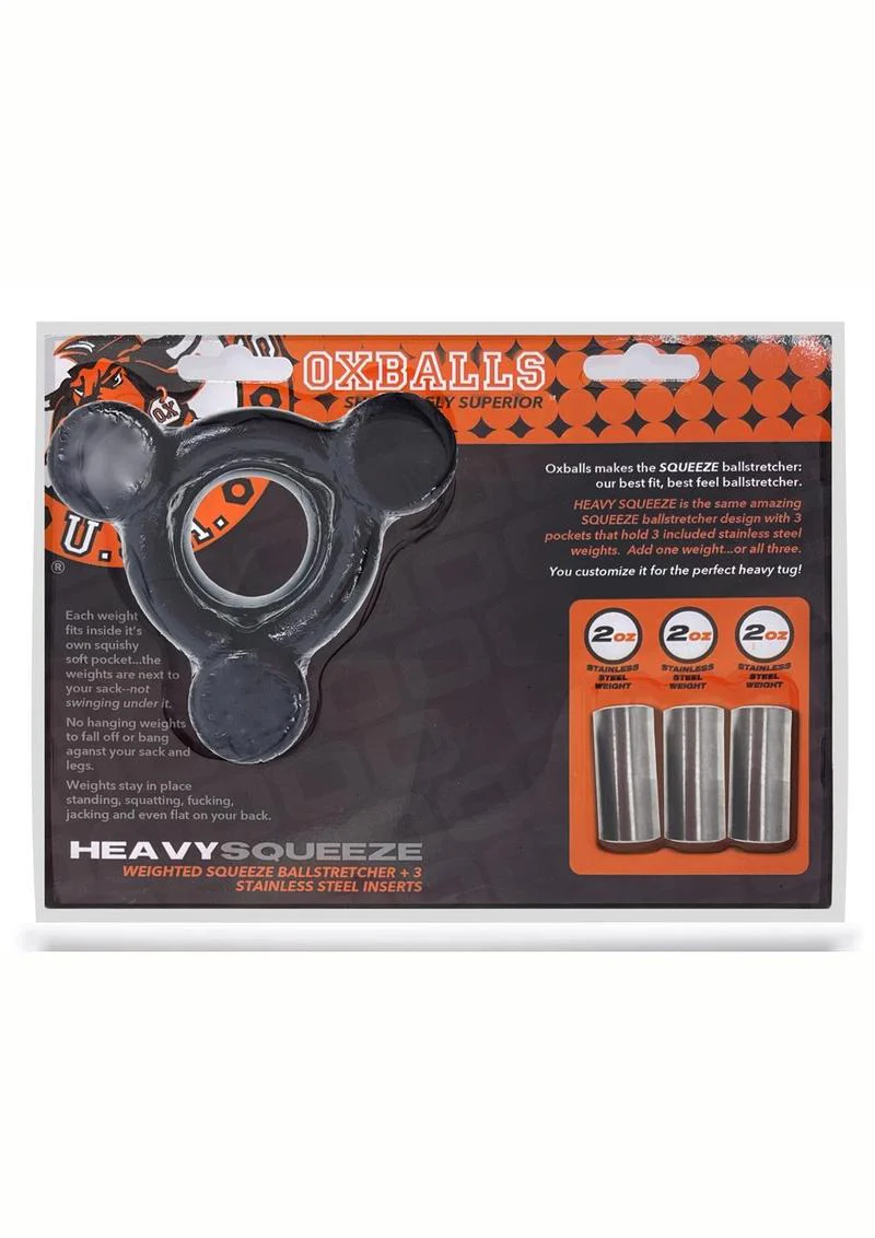 Oxballs Heavy Squeeze Ballstretcher with Stainless Steel Weights - Image 2