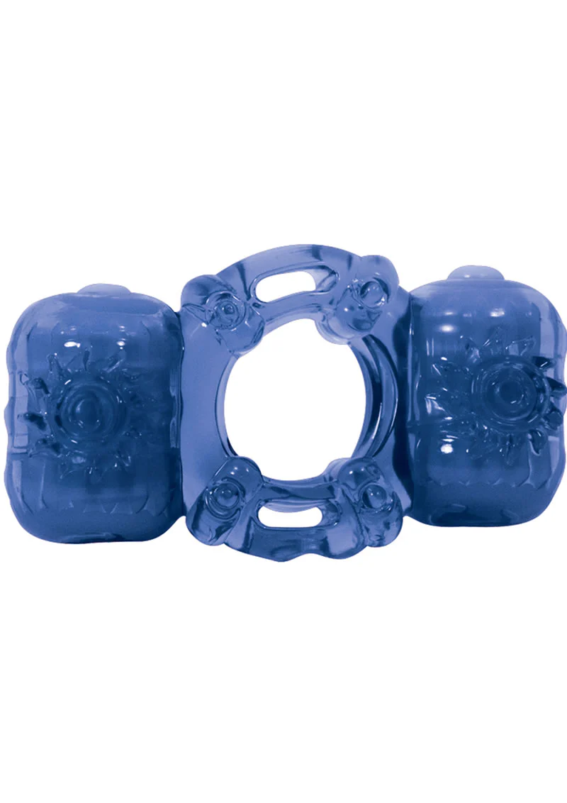Partners Pleasure Ring Silicone Vibrating Cock Ring