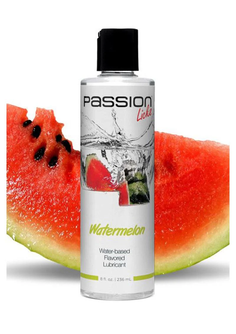 Passion Licks Watermelon Water Based Flavored Lubricant - Image 2