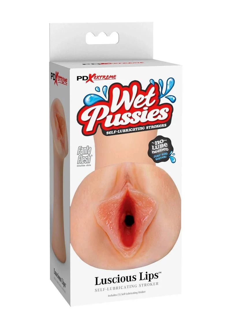 Pdx Extreme Wet Pussies Luscious Lips Self Lubricating Stroker - Image 2