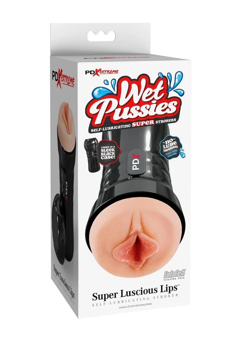 Pdx Extreme Wet Pussies Super Luscious Lips Self Lubricating Stroker - Image 2