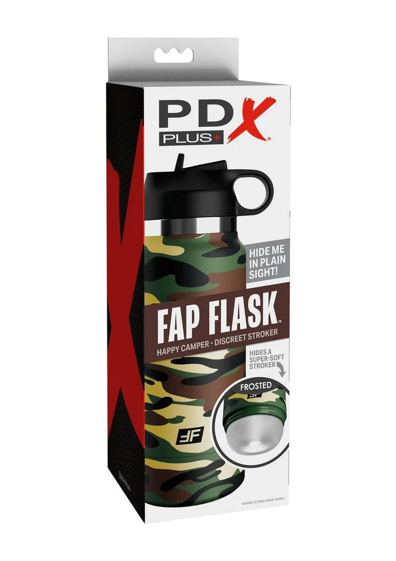 Pdx Plus Fap Flask Happy Camper Stroker Frosted/Camo - Image 2