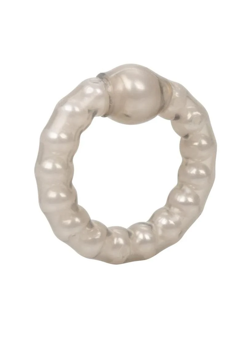Pearl Beaded Prolong Silicone Cock Ring - Image 3