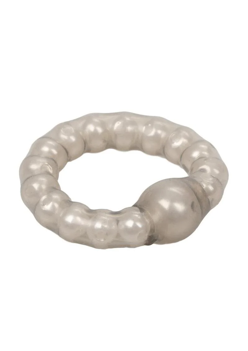 Pearl Beaded Prolong Silicone Cock Ring - Image 4