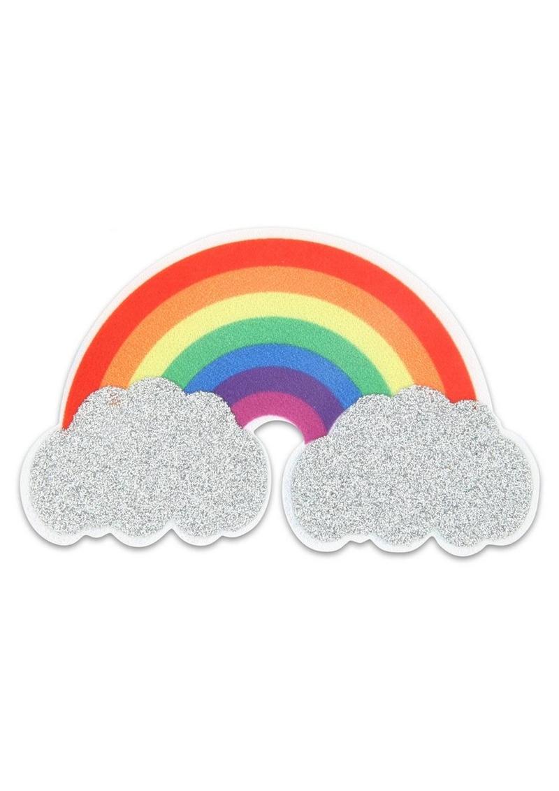 Peekaboo Pride Glitter Rainbows and Hearts Pasties - Image 4