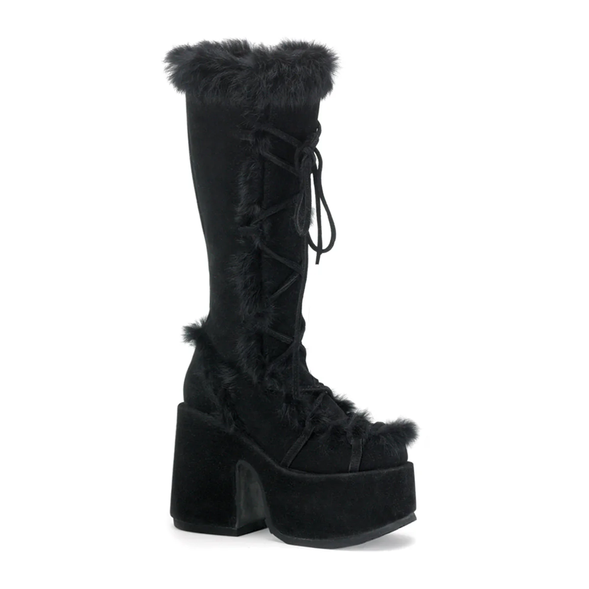 Platform  Furry Boots Many Colors - Image 3