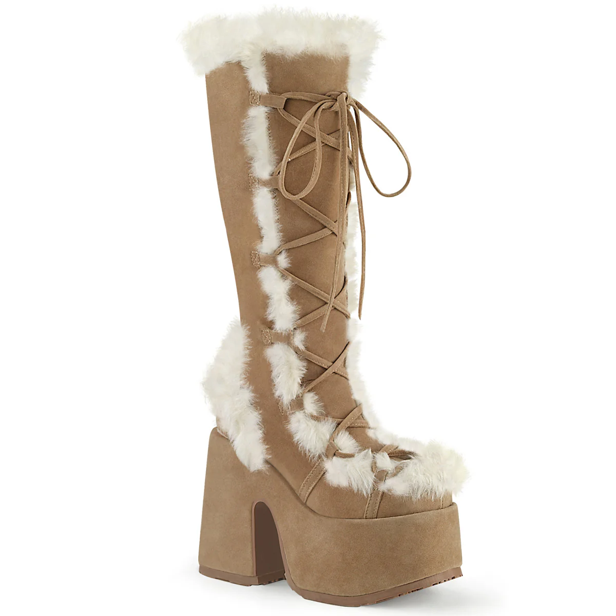 Platform  Furry Boots Many Colors - Image 4