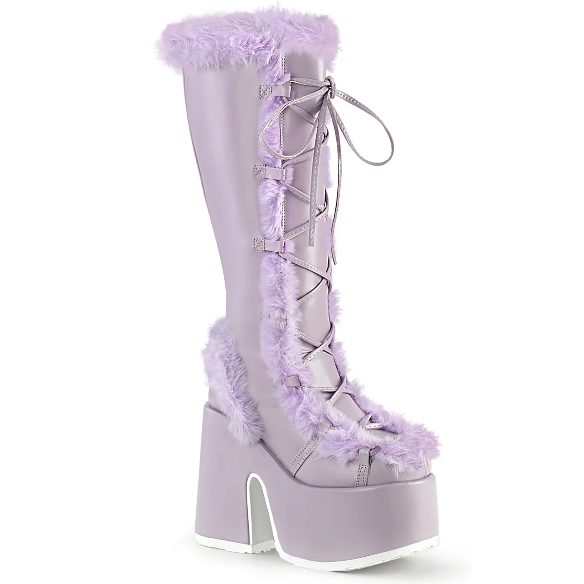 Platform  Furry Boots Many Colors - Image 5