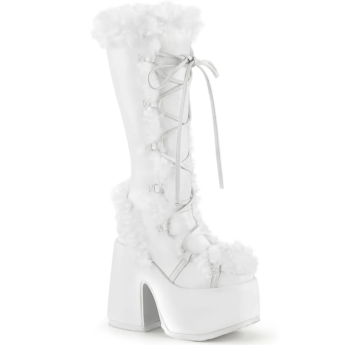 Platform  Furry Boots Many Colors - Image 6